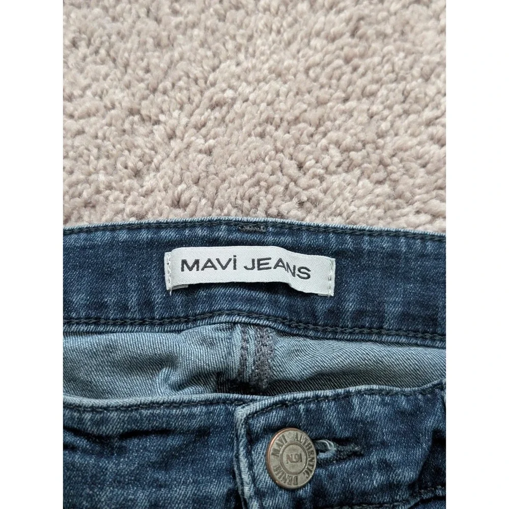 Mavi Marcus Slim Straight Leg Jeans Mens 33x32 (Fits 33x30) Blue Denim Med Wash - Picture 9 of 15